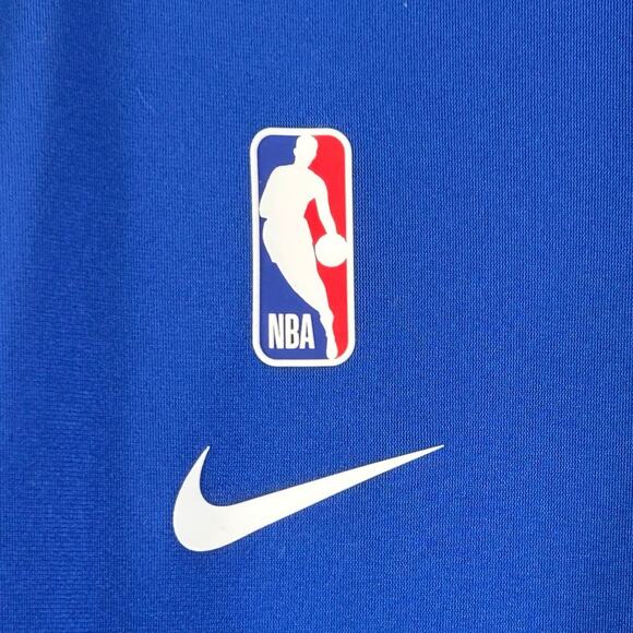 Golden State Warriors Nike Half Zip Long Sleeve Pullover Shirt Jacket Royal Blue - Picture 5 of 10